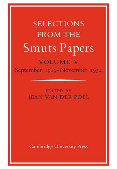Selections from the Smuts Papers