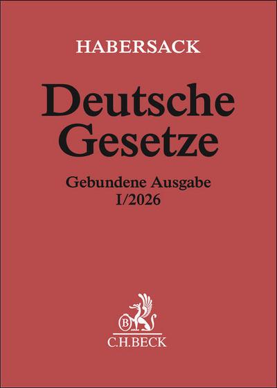 Deutsche Gesetze Gebundene Ausgabe I/2026
