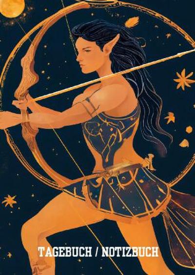 Tagebuch / Notizbuch  Sternzeichen  Schütze