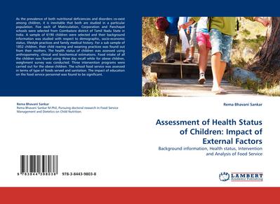 Assessment of Health Status of Children: Impact of External Factors