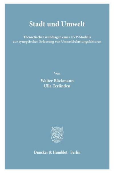 Stadt und Umwelt.