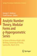 Analytic Number Theory, Modular Forms and q-Hyperg