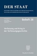 Verfassung und Krieg in der Verfassungsgeschichte.