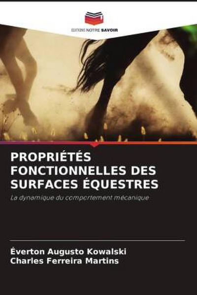PROPRIÉTÉS FONCTIONNELLES DES SURFACES ÉQUESTRES