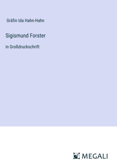 Sigismund Forster