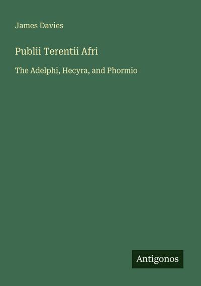 Publii Terentii Afri