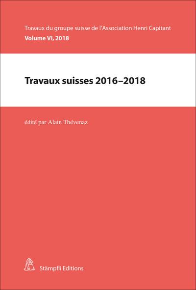 Travaux suisses 2016-2018