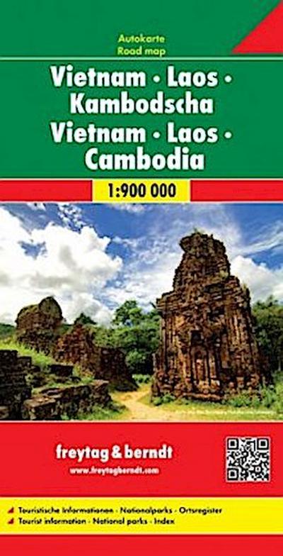 Vietnam - Laos - Kambodscha 1 : 900 000