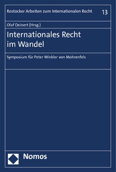Internationales Recht im Wandel