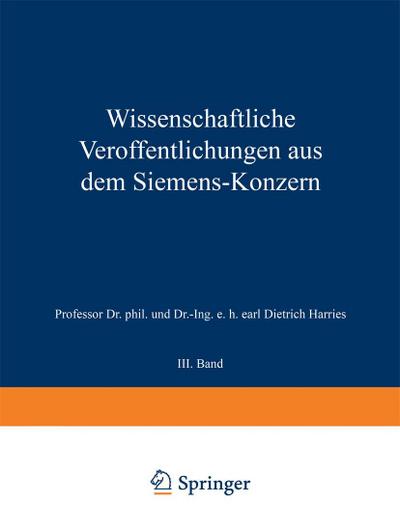 Wissenschaftliche Veröffentlichungen aus dem Siemens-Konzern