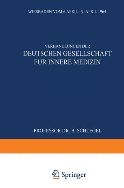 Verhandlungen der Deutschen Gesellschaft für Innere Medizin