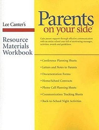 Parents on Your Side Resource Materials Workbook