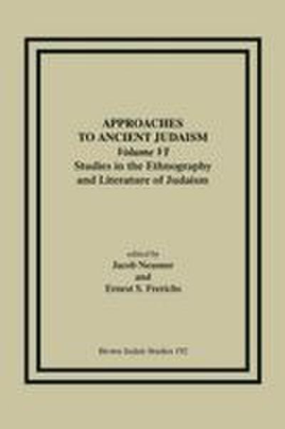 Approaches to Ancient Judaism, Volume VI