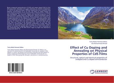 Effect of Cu Doping and Annealing on Physical Properties of CdS Films