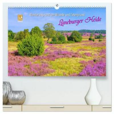 Lüneburger Heide - Wanderung rund um Wilsede und Totengrund (hochwertiger Premium Wandkalender 2026 DIN A2 quer), Kunstdruck in Hochglanz