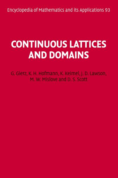 Continuous Lattices and Domains