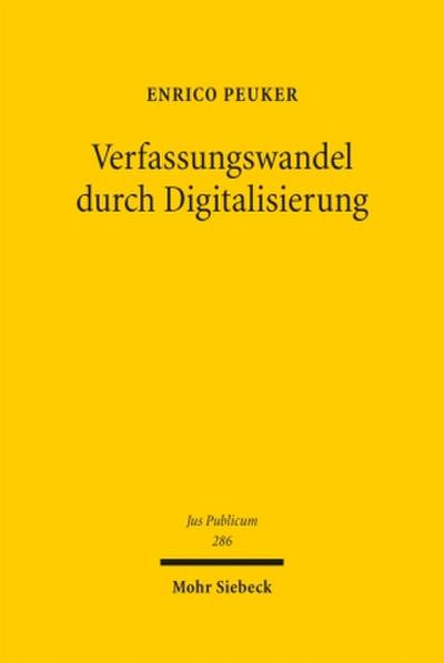 Verfassungswandel durch Digitalisierung