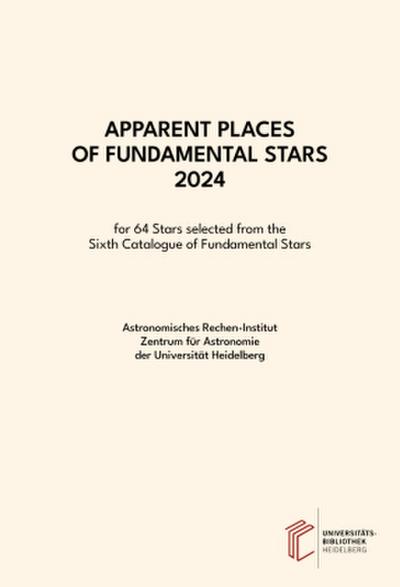 Apparent Places of Fundamental Stars ... / Apparent Places of Fundamental Stars                2024