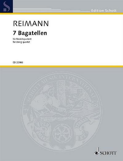 7 Bagatellenfür Streichquartett