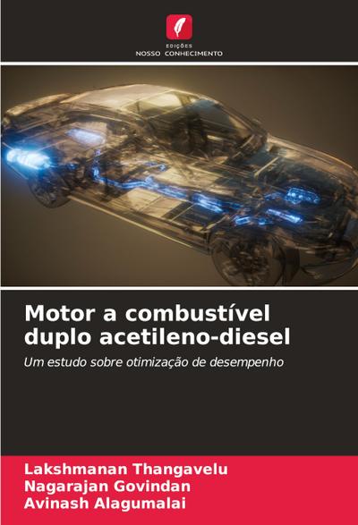Motor a combustível duplo acetileno-diesel