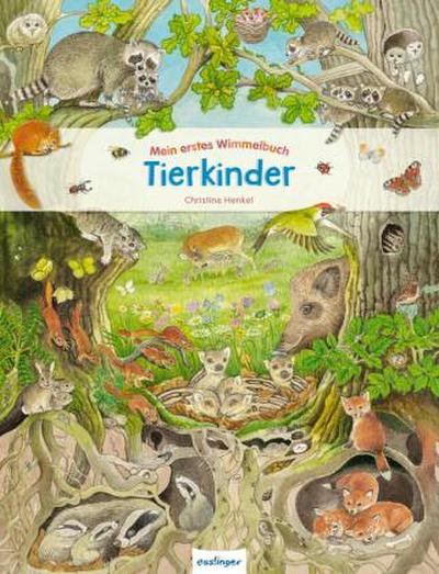 Mein erstes Wimmelbuch: Tierkinder