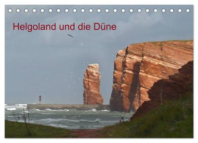 Helgoland und die Düne (Tischkalender 2024 DIN A5 quer), CALVENDO Monatskalender