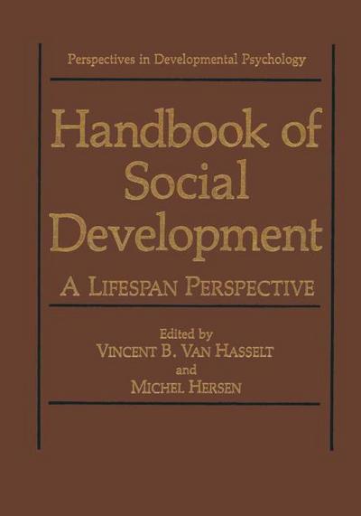 Handbook of Social Development