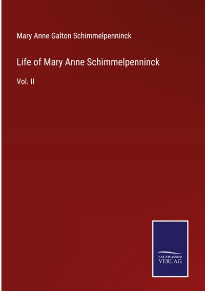 Life of Mary Anne Schimmelpenninck