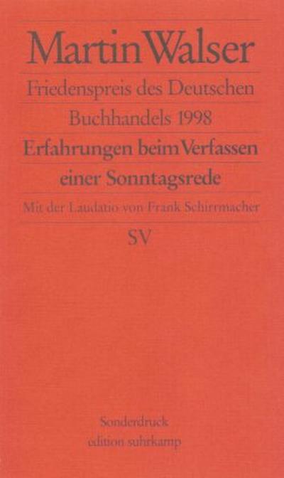 Erfahrungen beim Verfassen einer Sonntagsrede