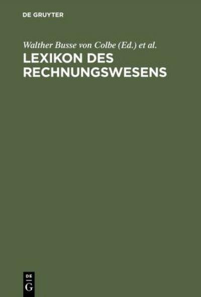 Lexikon des Rechnungswesens
