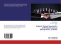 Subject Matter Specialist¿s and Organisational Effectiveness of KVKs