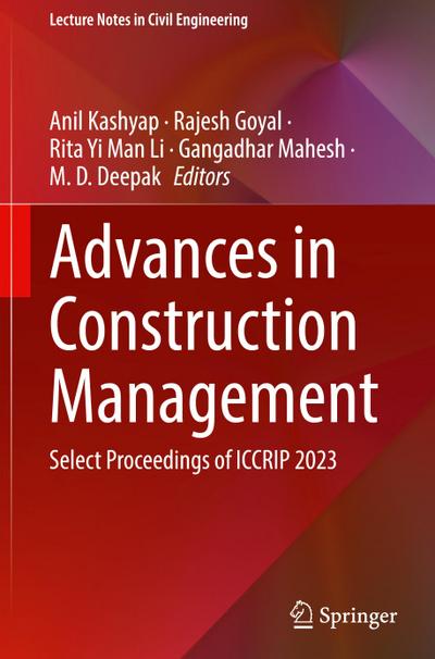 Advances in Construction Management
