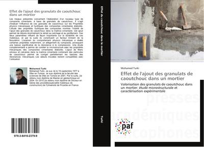 Effet de l’ajout des granulats de caoutchouc dans un mortier