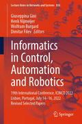 Informatics in Control, Automation and Robotics