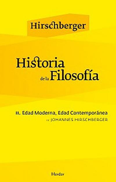 Historia de la filosofía II