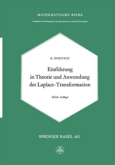 Einführung in Theorie und Anwendung der Laplace-Transformation