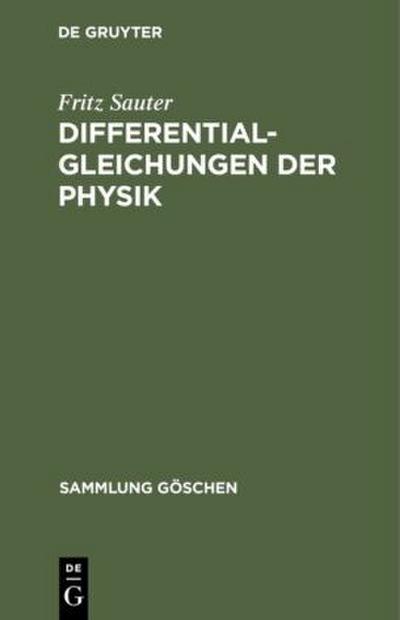 Differentialgleichungen der Physik