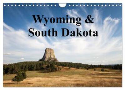 Wyoming & South Dakota (Wandkalender 2026 DIN A4 quer), CALVENDO Monatskalender