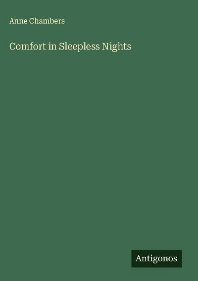 Comfort in Sleepless Nights