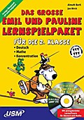 Emil & Pauline - Lernspielpaket 2. Kl.: Deutsch, Mathe, Konzentration