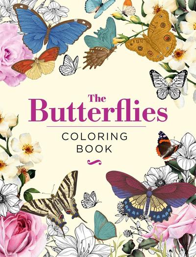 The Butterflies Coloring Book