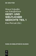 Geist- und weltlicher GedichteTeil 1
