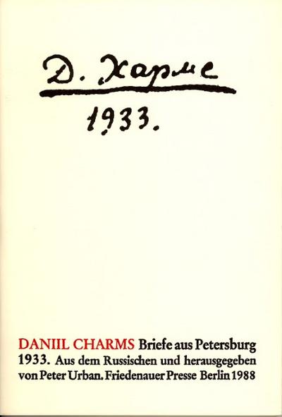 Briefe aus Petersburg 1933
