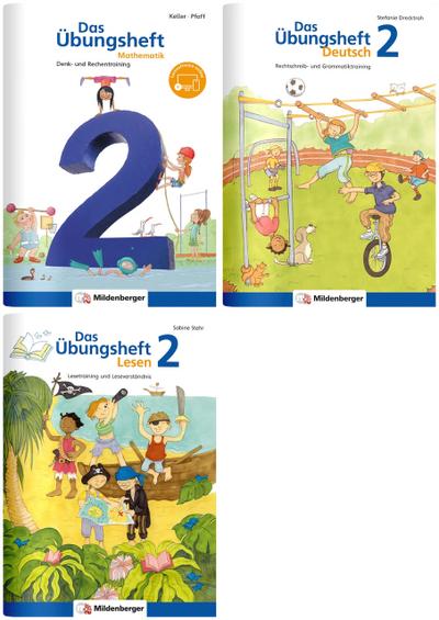 Sicher ins 3. Schuljahr - Sparpaket: Rechnen - Schreiben - Lesen - Grammatik, Klasse 2