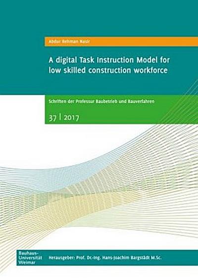 A digital Task Instruction Model for low skilled construction workforce