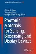 Photonic Materials for Sensing, Biosensing and Display Devices