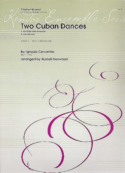 2 Cuban Dances für 3 Klarinetten und Bassklarinette