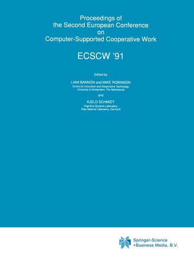 Proceedings of the Second European Conference on Computer-Supported Cooperative Work
