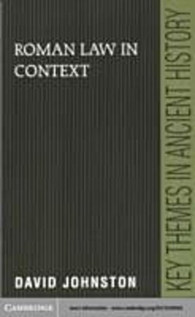 Roman Law in Context