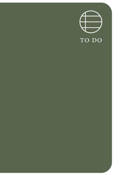 Verdant Dusk Pocket to Do Notebook